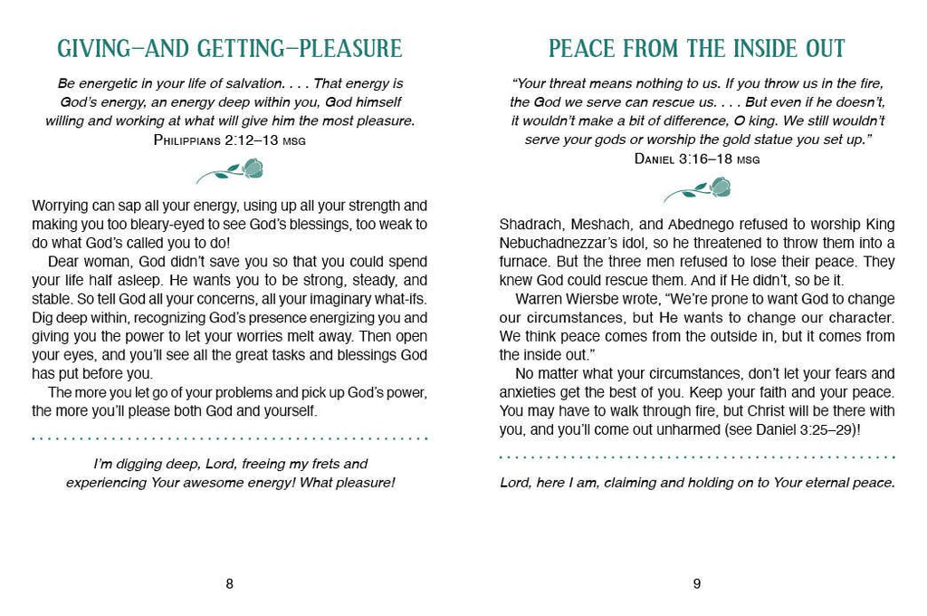 Worry Less, Pray More Large Print