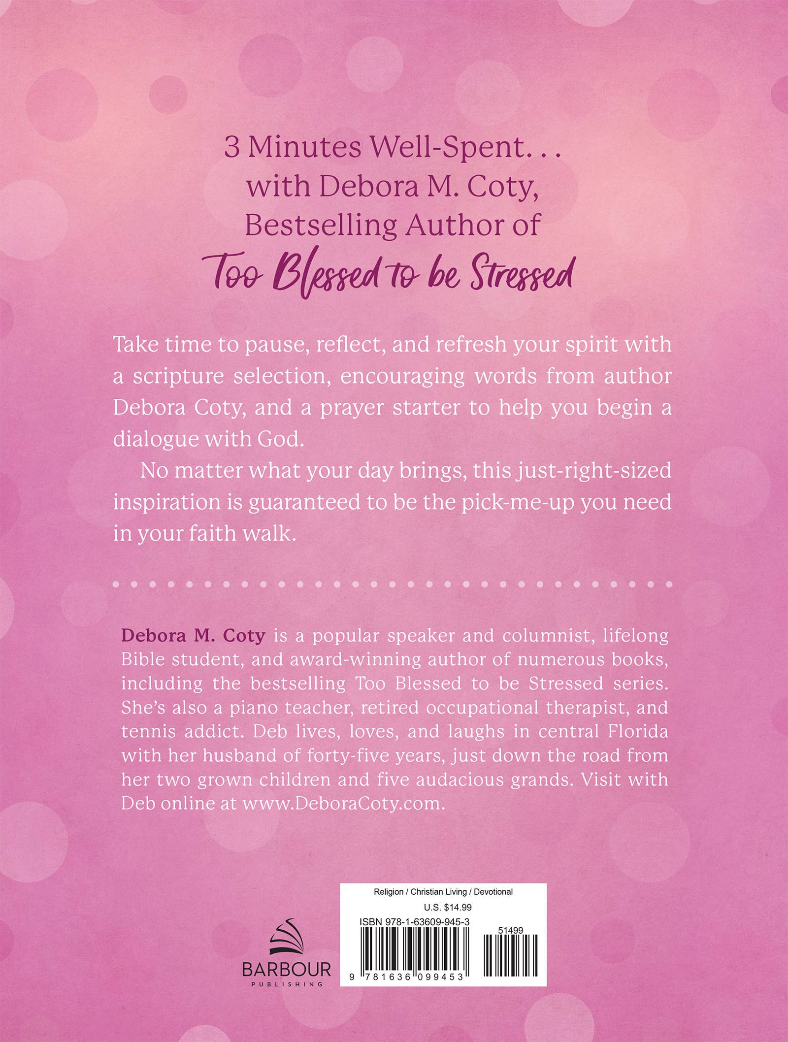 Too Blessed to Be Stressed: 3-Min Devotions for Women LP