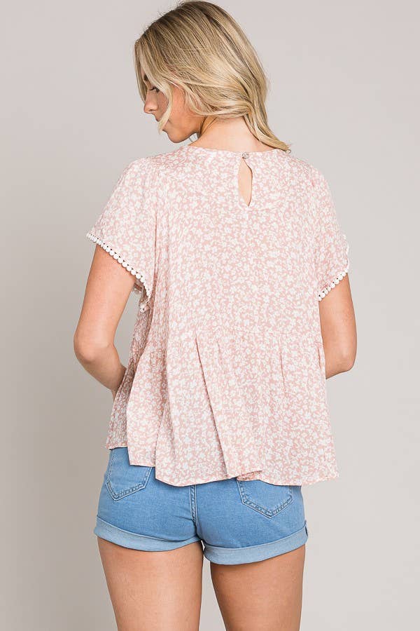 Ditsy Baby Doll Top
