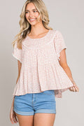 Ditsy Baby Doll Top
