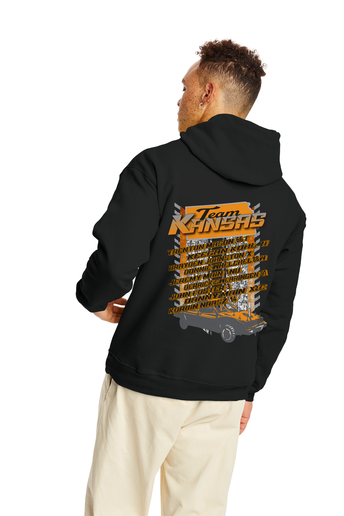 Team Kansas Adult Hoodie