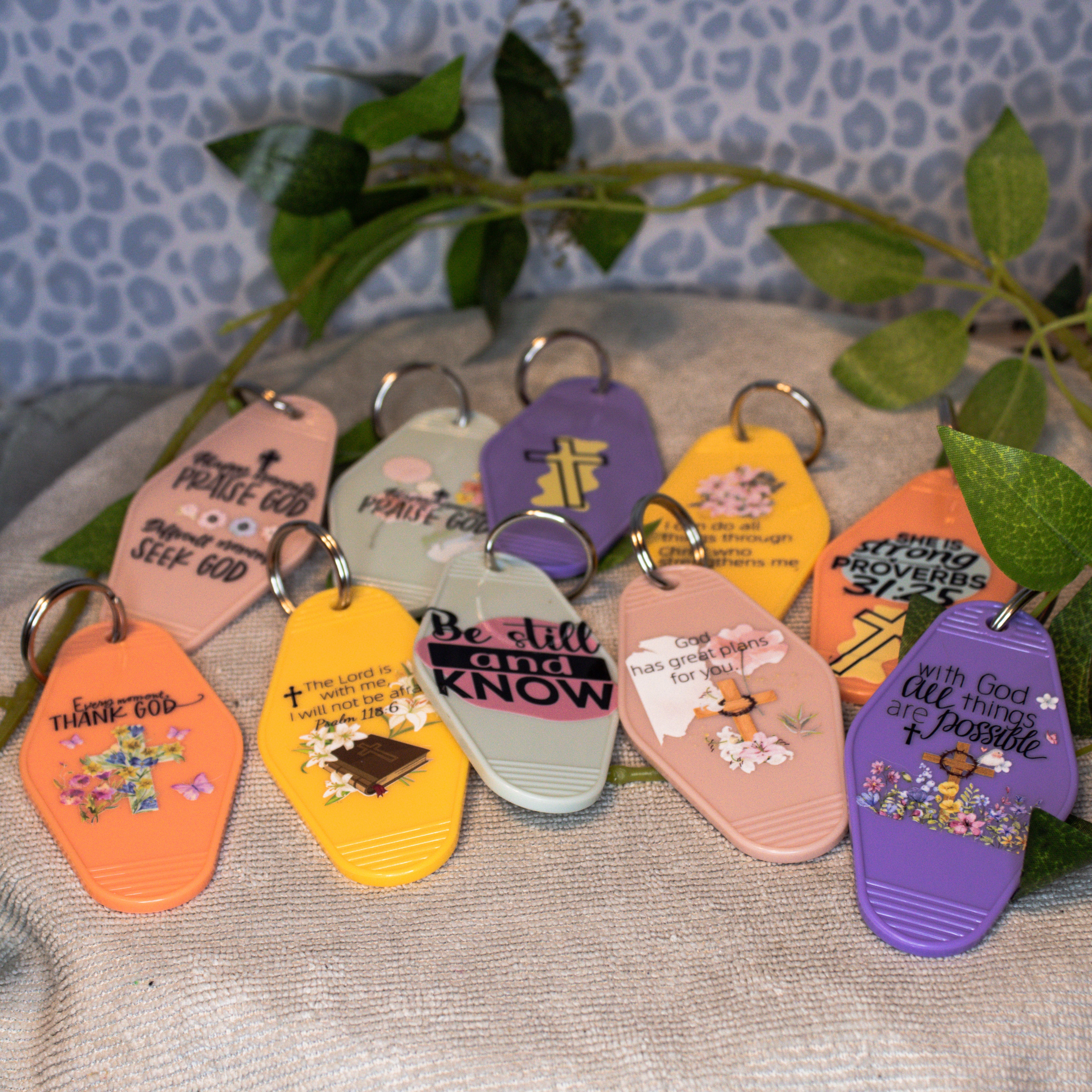 Faith Hotel Keychains