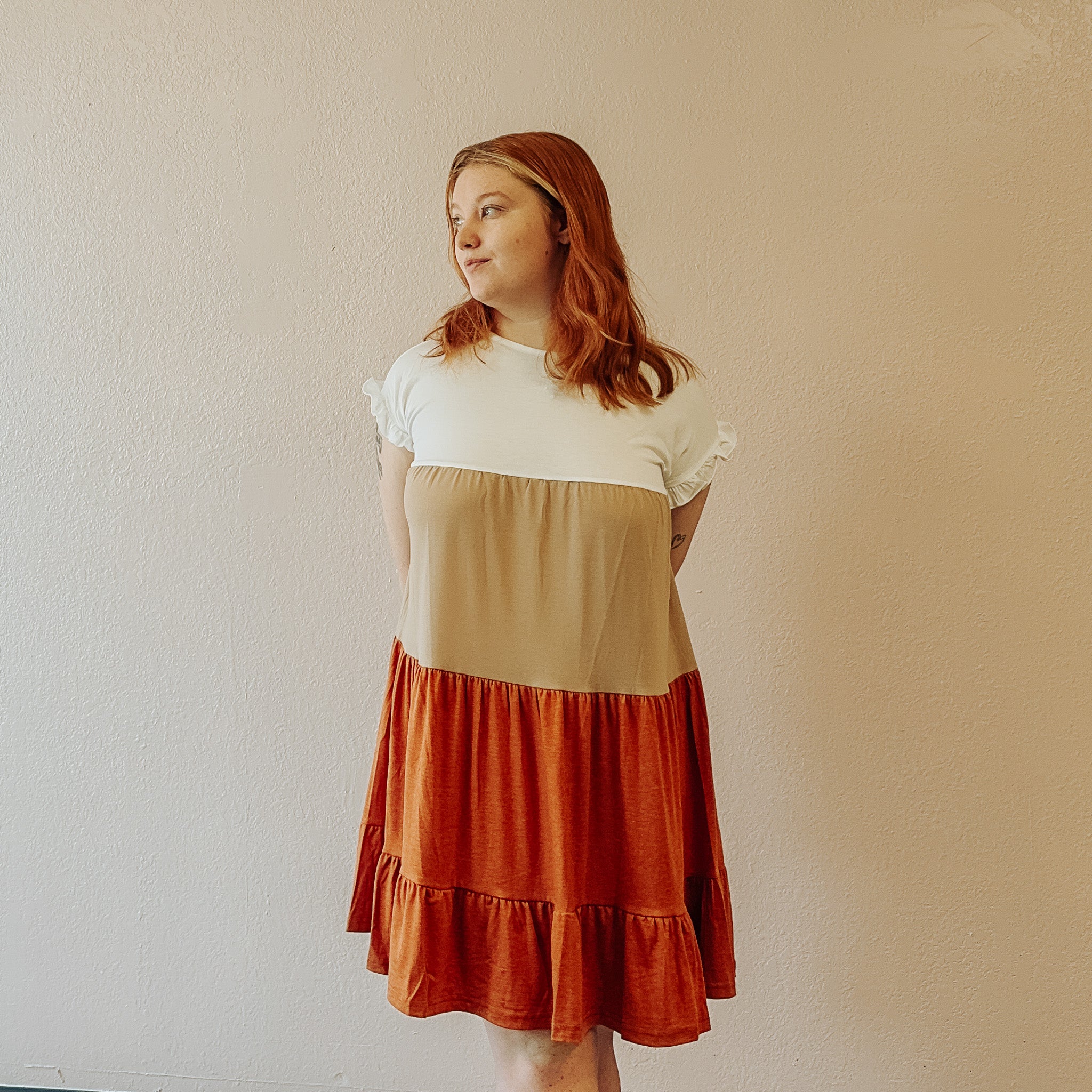 Colorblock Kane Swing Dress