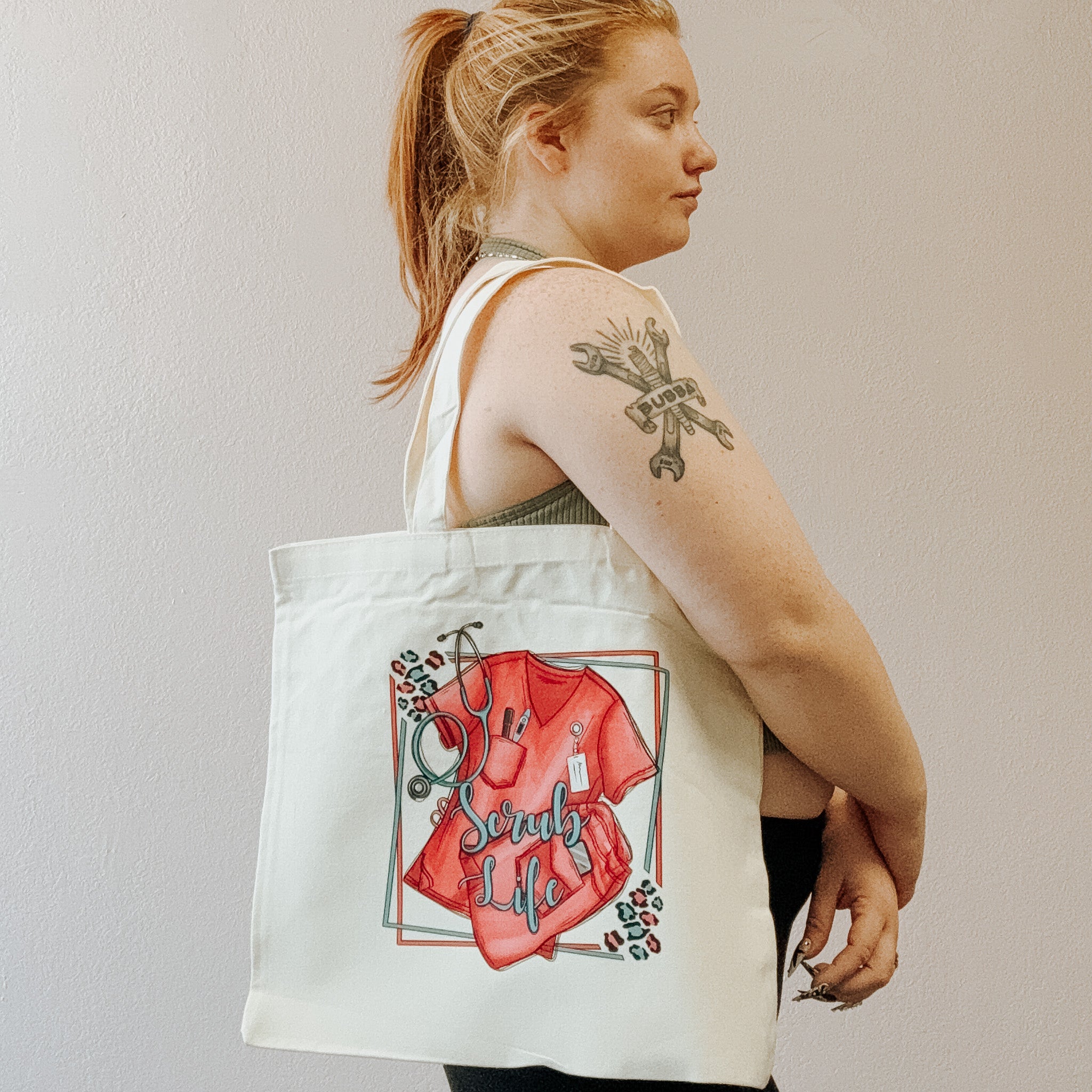 Scrub Life Canvas Tote Bag