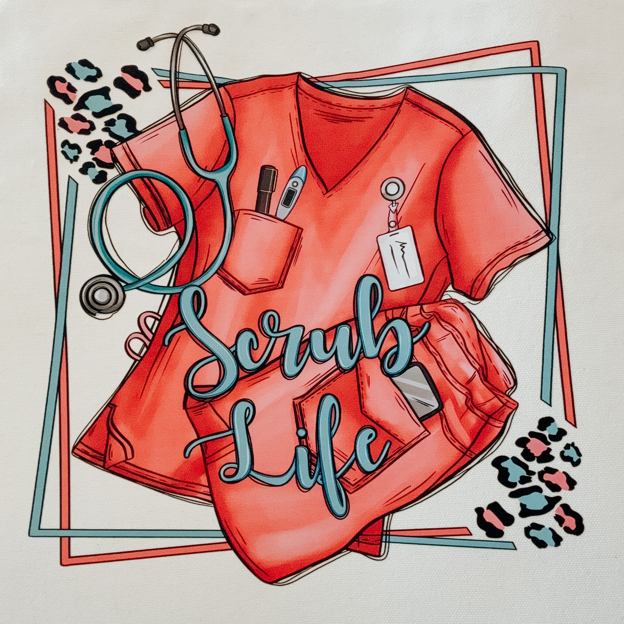 Scrub Life Canvas Tote Bag