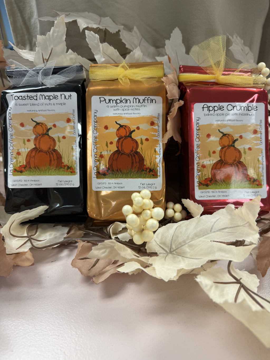 12oz Stacked Fall Pumpkin Coffee