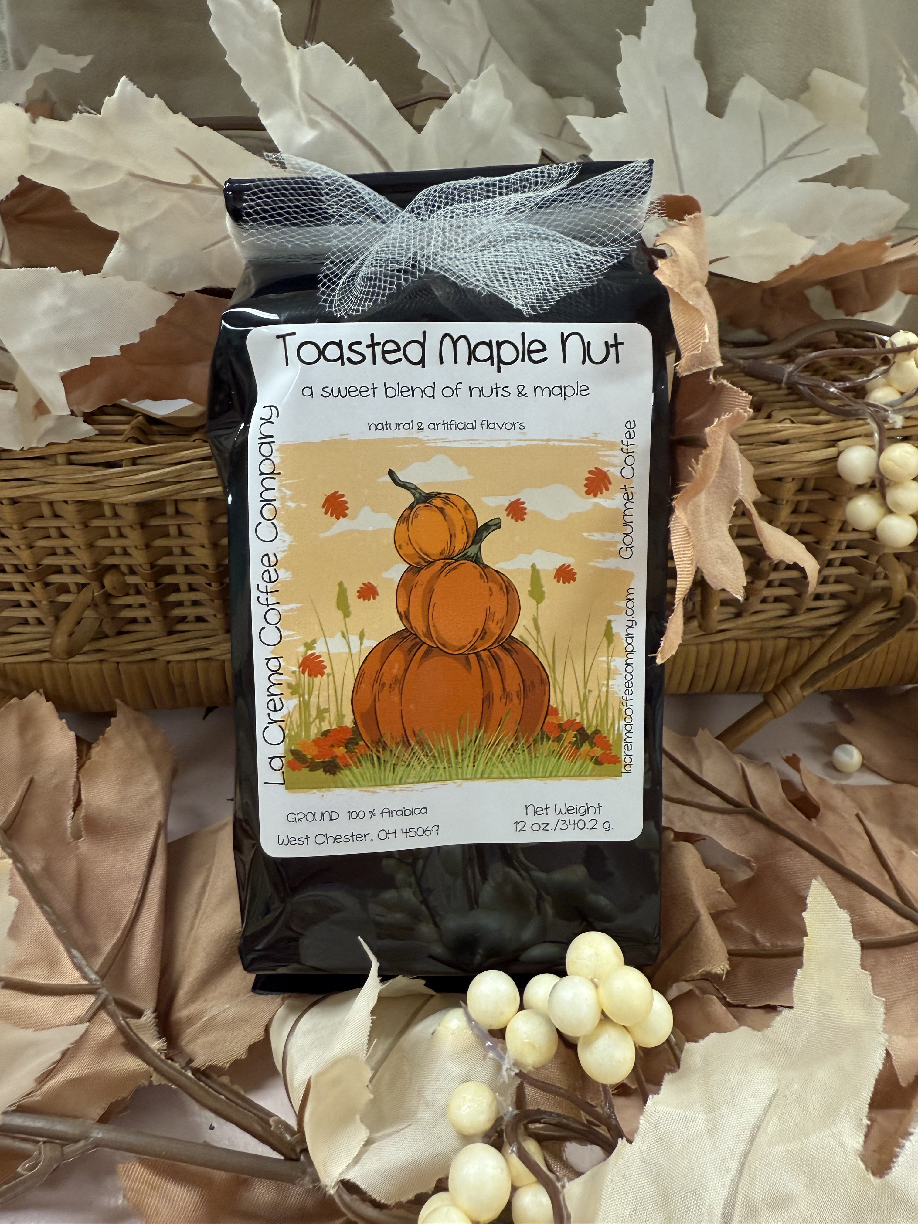 12oz Stacked Fall Pumpkin Coffee