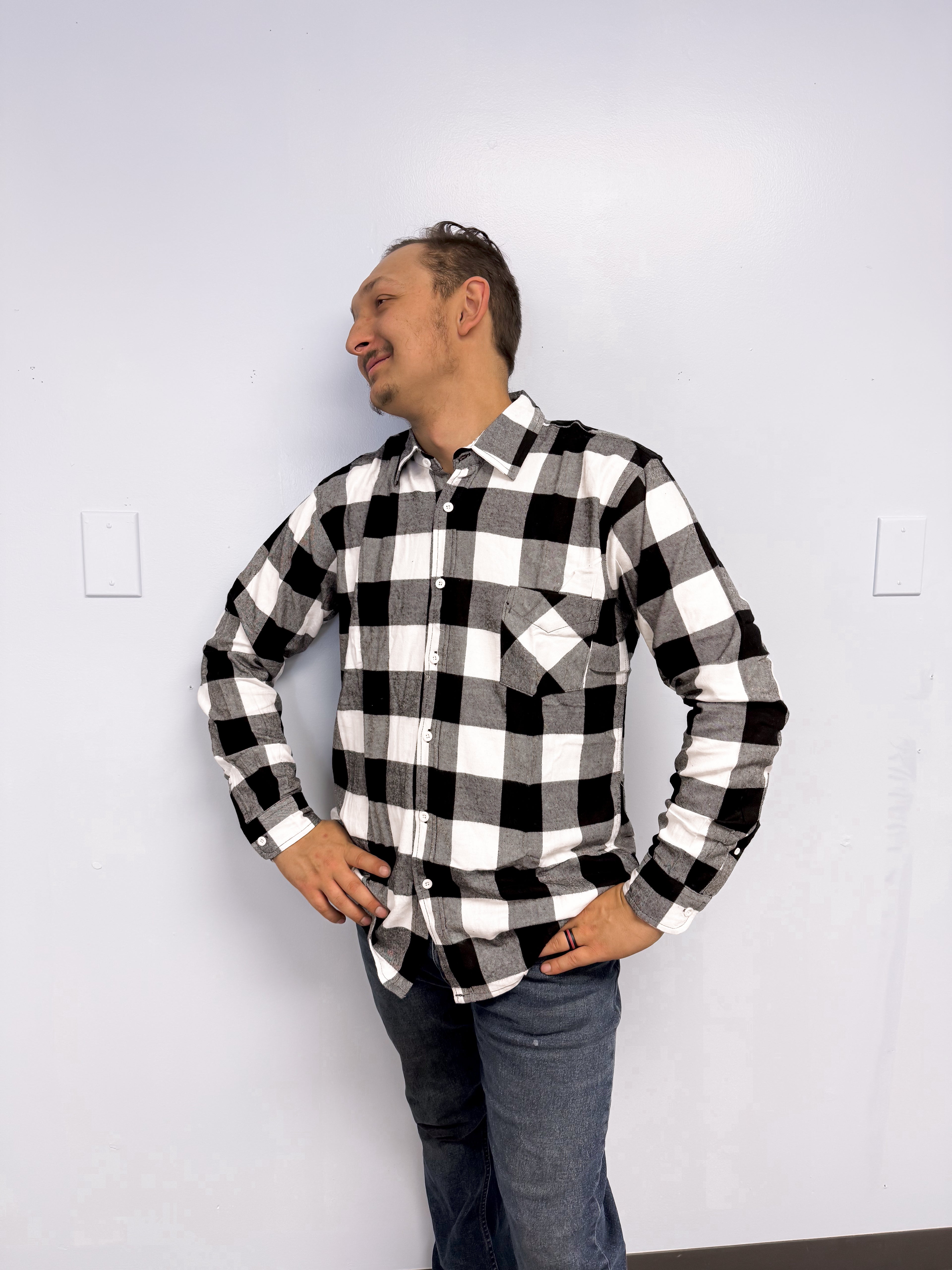 Men's Long Sleeve Cotton Flannels