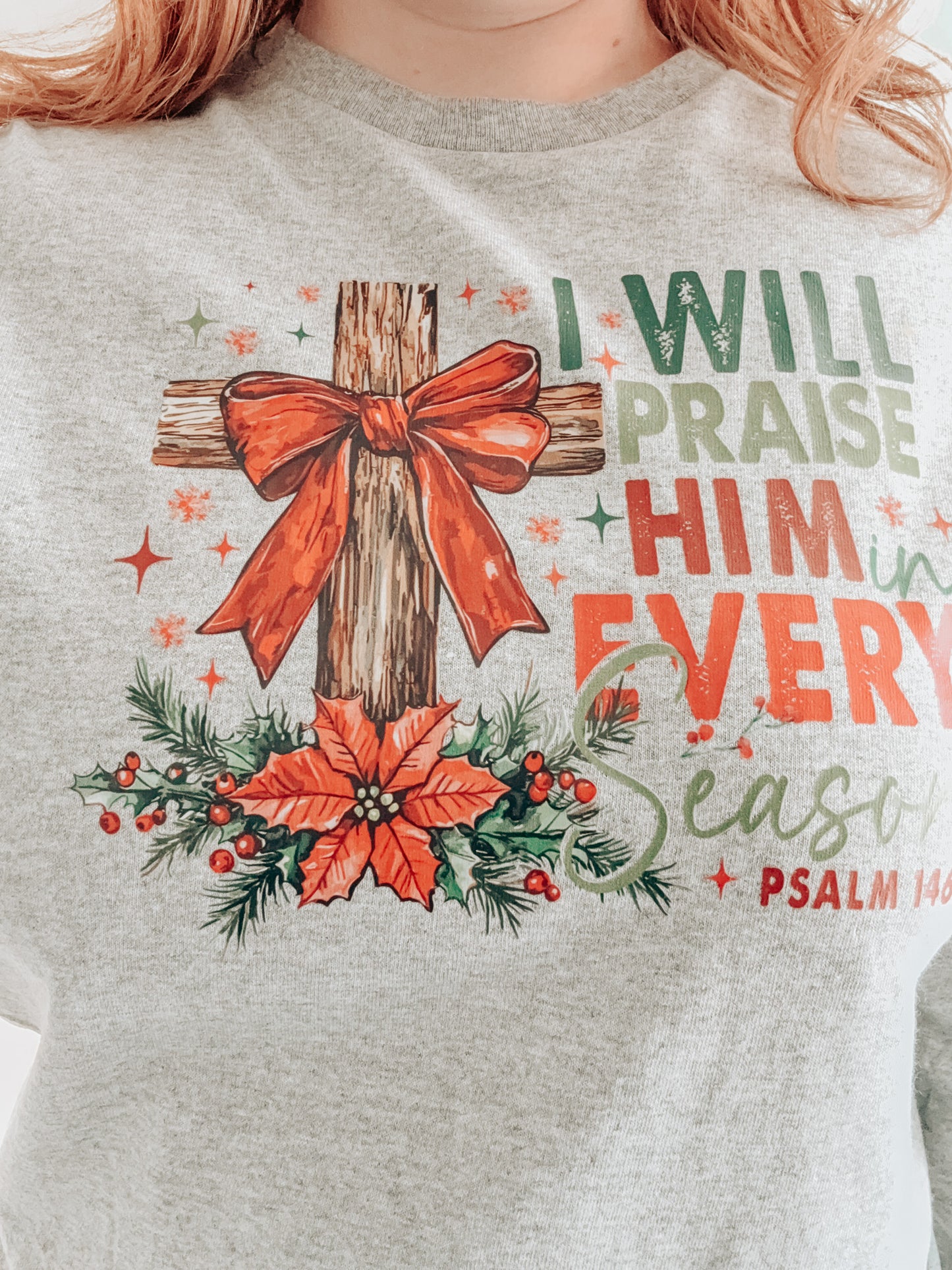 "Praise Him Always" Long Sleeve Tee