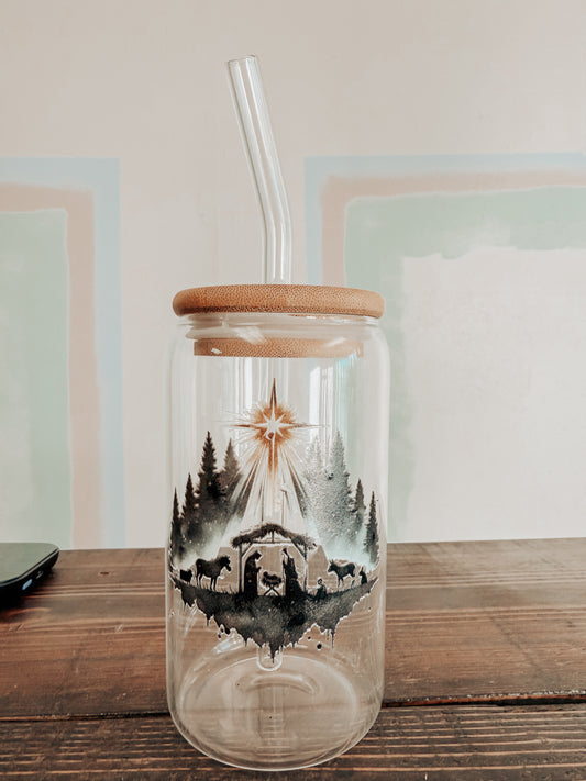 Nativity Snow Globe Tumbler