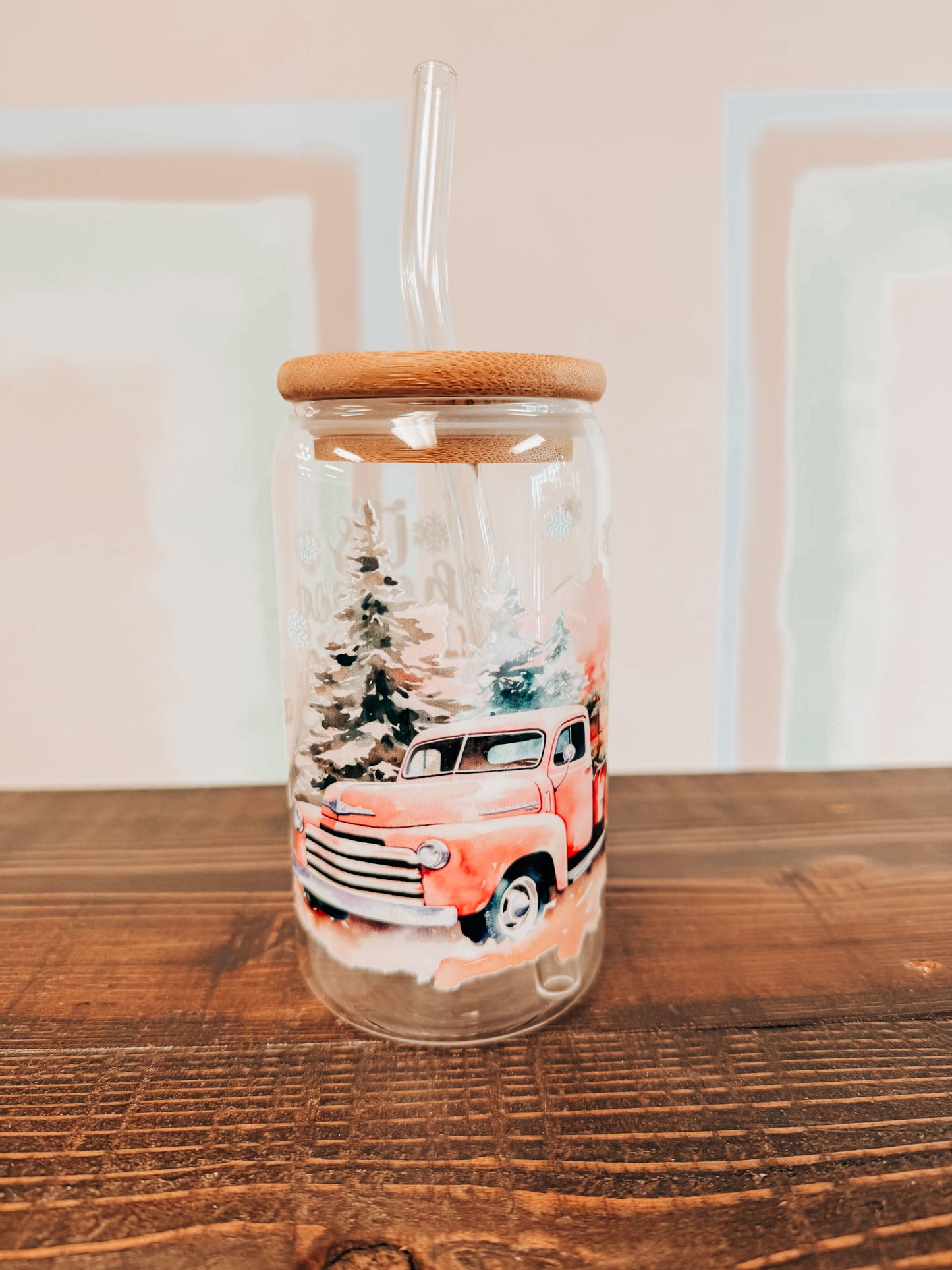 Vintage Winter Landscape Tumbler