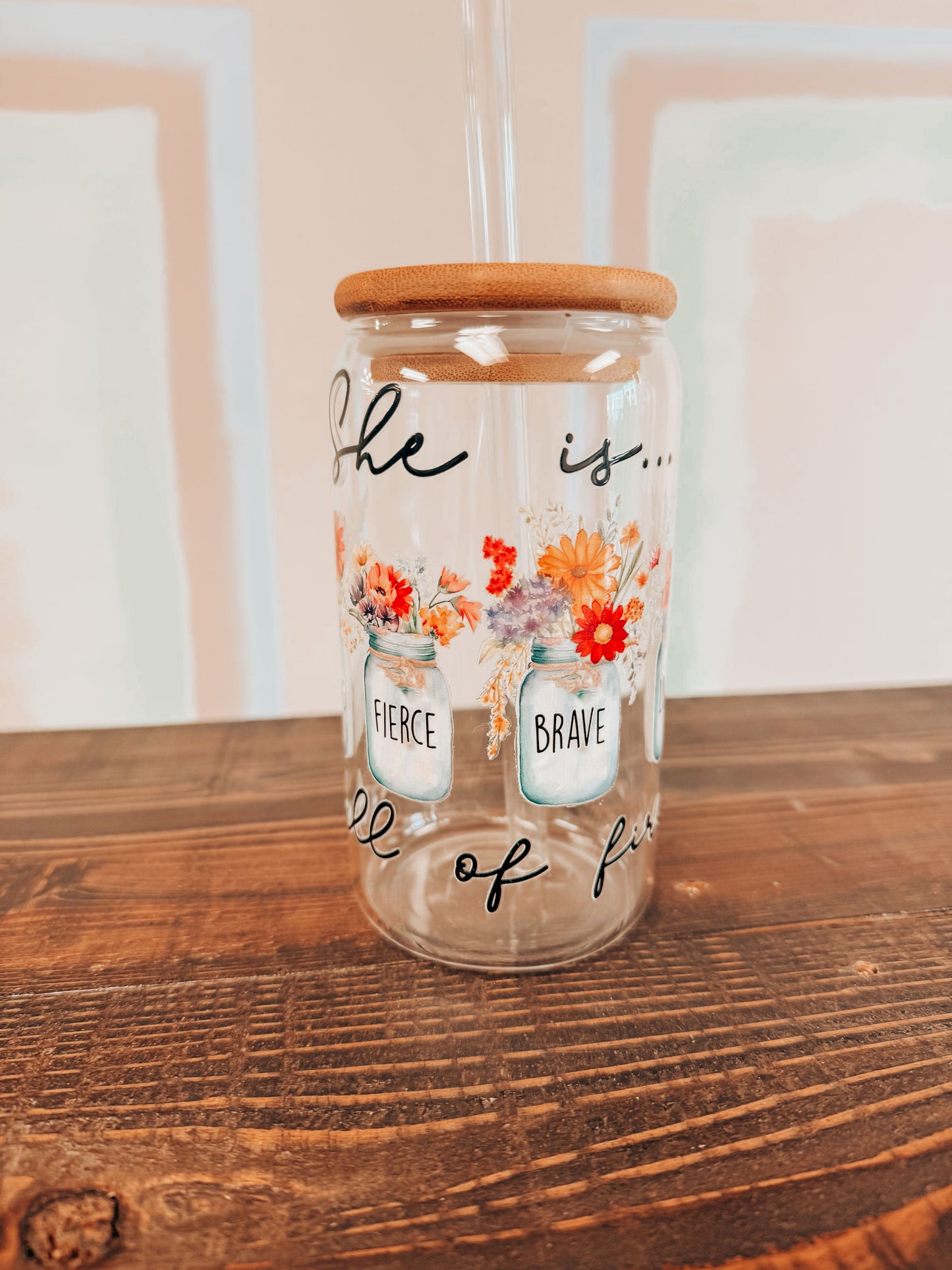 Strength in Bloom Inspirational Tumbler