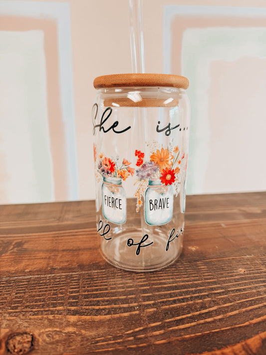 Strength in Bloom Inspirational Tumbler