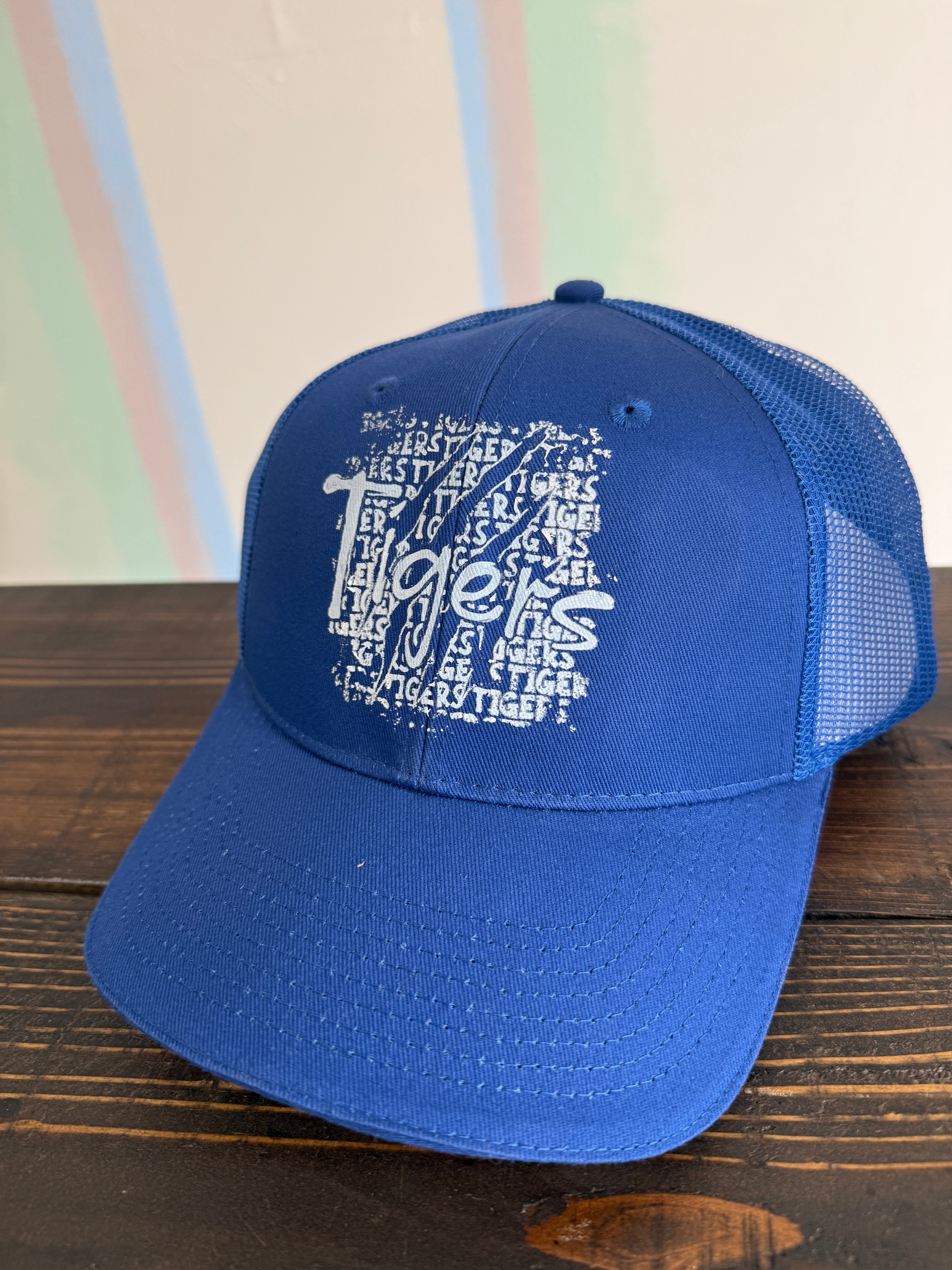 Bold Blue Tigers Cap