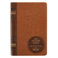 Pocket Bible Devotional for Men Faux Leather