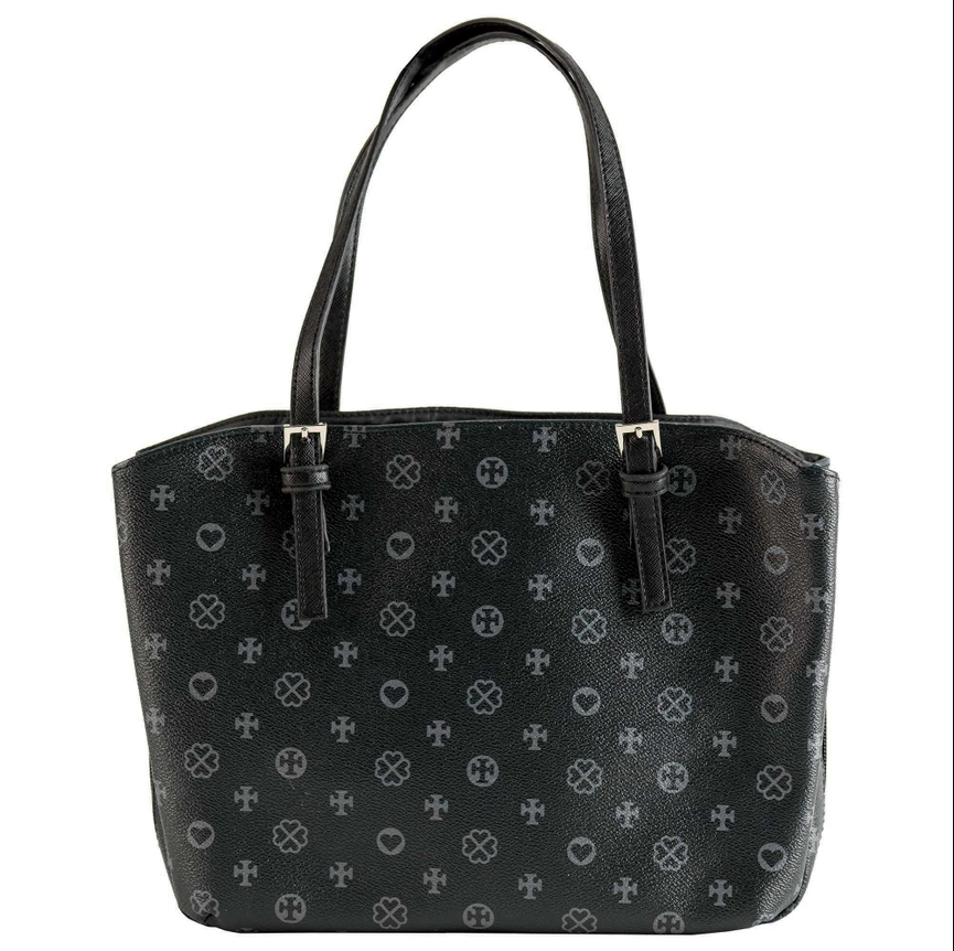 White Dove Bible Cover Black Heart Wedge Xl