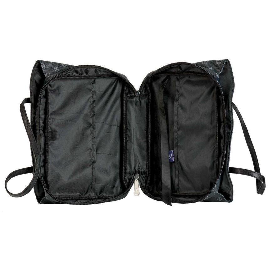 White Dove Bible Cover Black Heart Wedge Xl