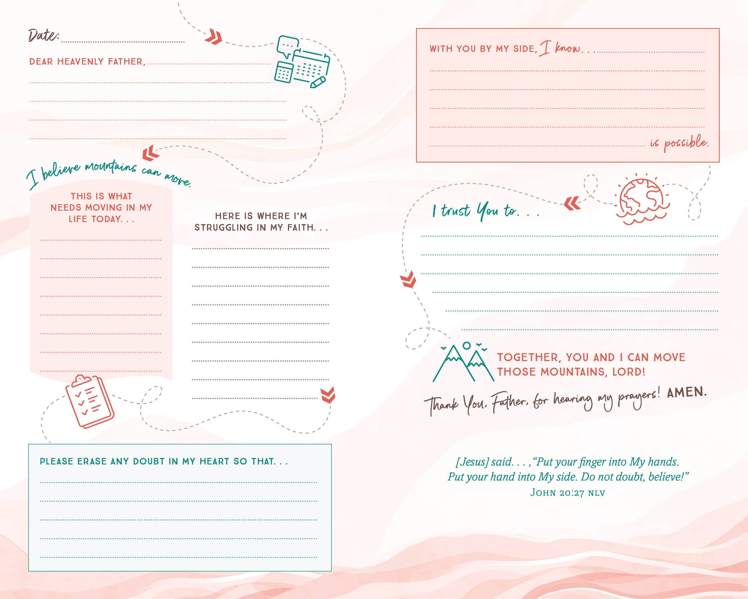 The Prayer Map for a "Moving Mountains" Kind of Girl